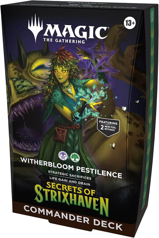 Magic Strixhaven - Commander Deck Witherbloom Pestilence Inglés