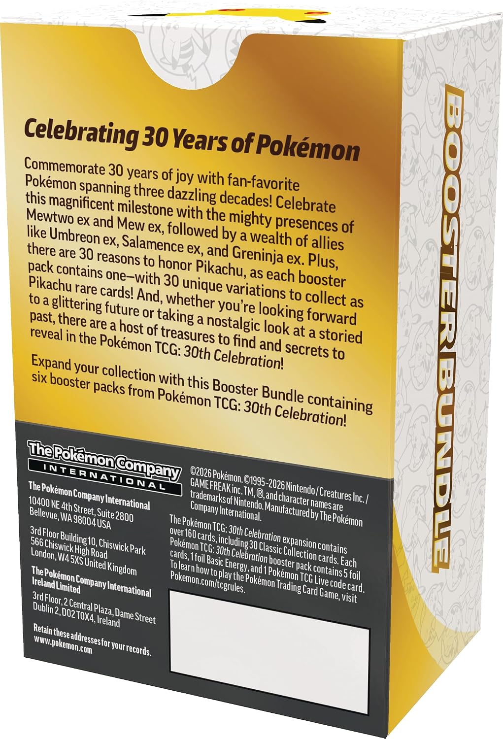 30th Anniversario Booster Bundle