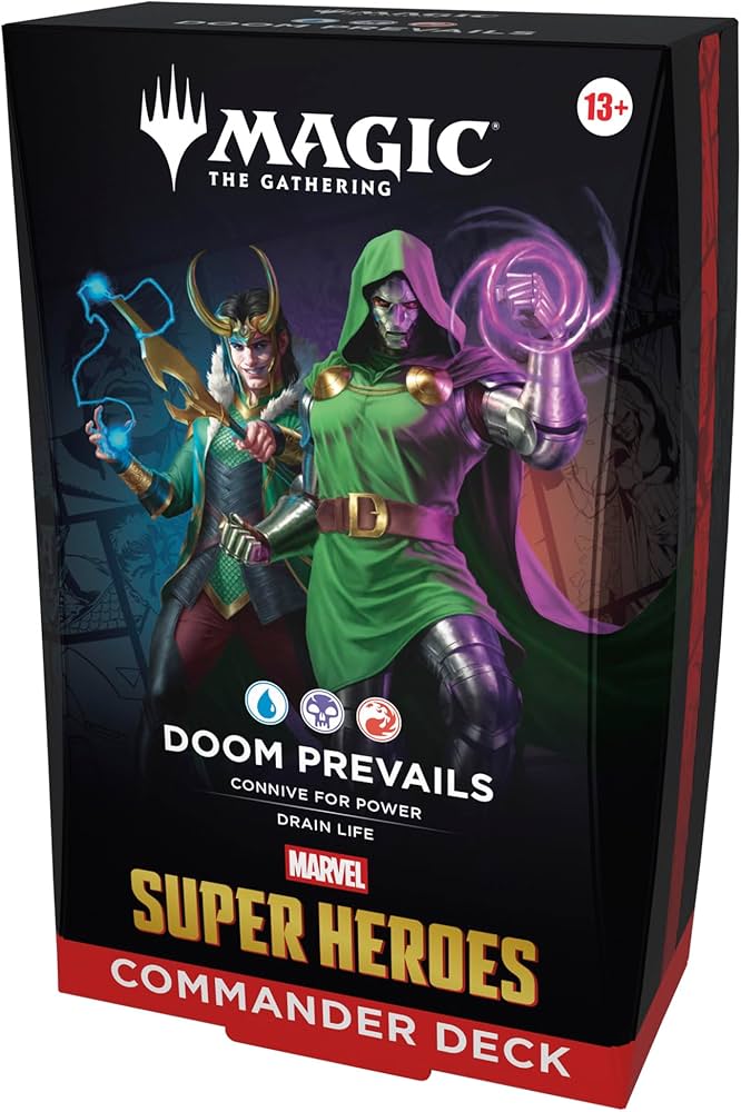 Magic Marvel Commander Deck Doom Prevails Inglés