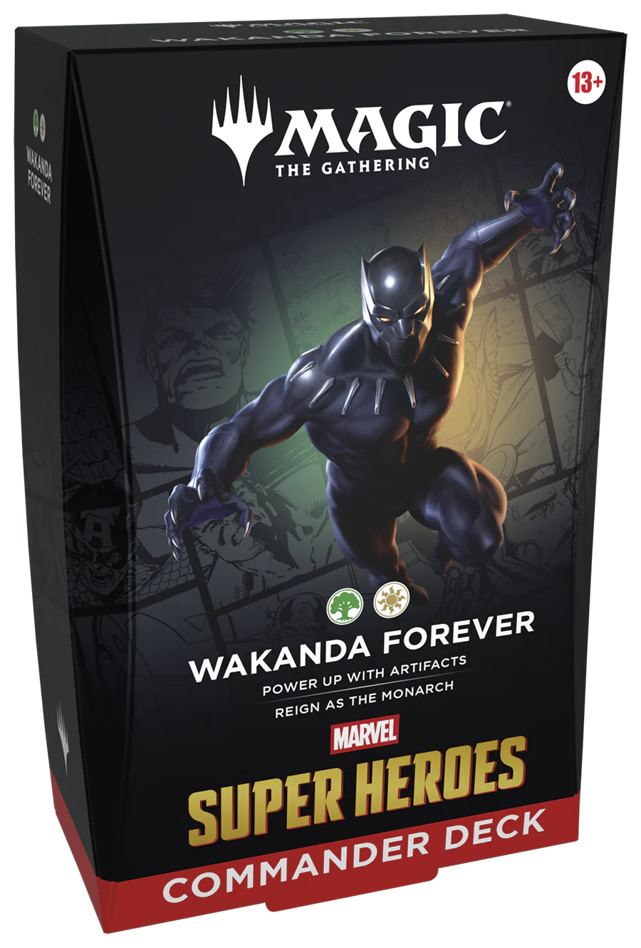 Magic Marvel Commander Deck Wakanda Por Siempre Español