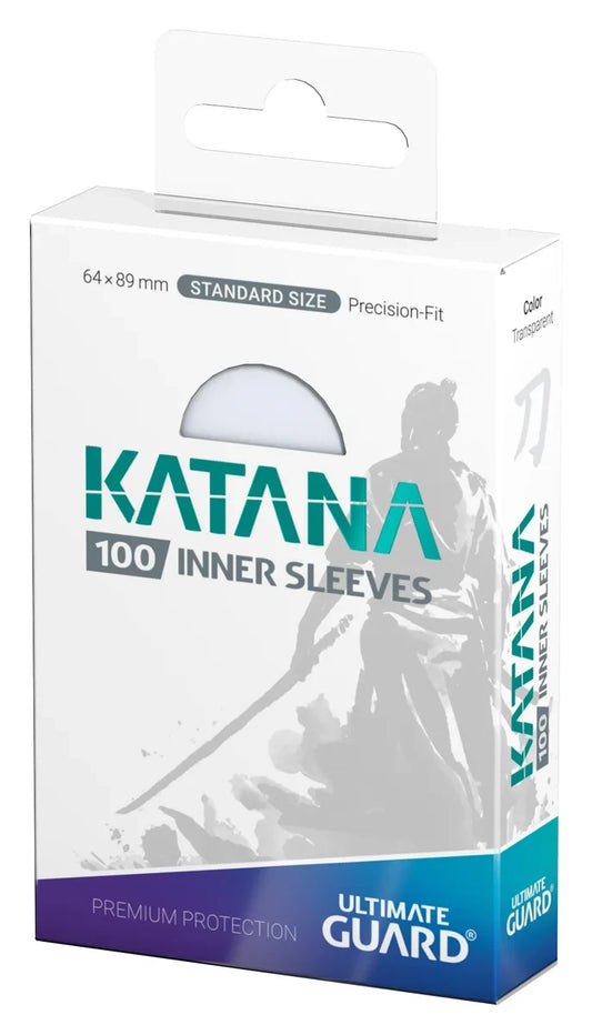 Ultimate Guard Katana Inner Sleeves Standar Size 100 Transparente