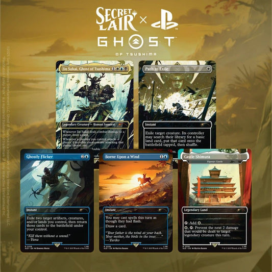Secret Lair Ghost Tsushima Rainbown Foil Edition