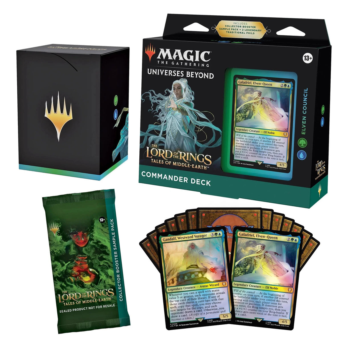 Magic The Hobbit Lord of the Rings Tales of Middle-Earth Commander Deck Elven Council