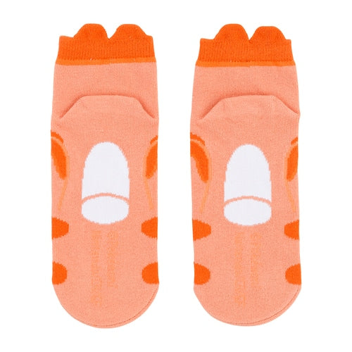 Calcetines cortos tatsugiri (naranja forma recortada) (23-25 cm)