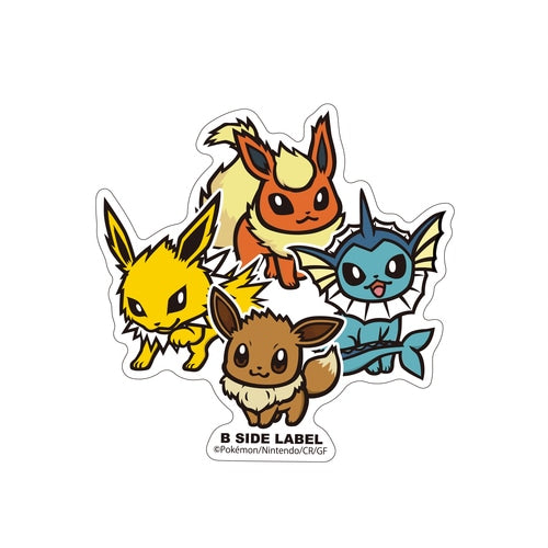 Stickers Eevee, Vaporeon, Flareon y Jolteon