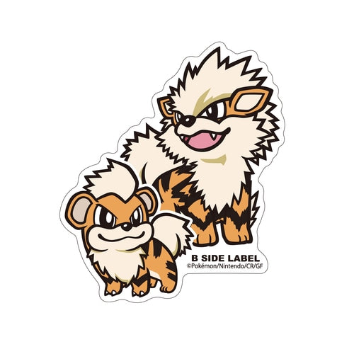 Sticker Arcanine y Growlithe