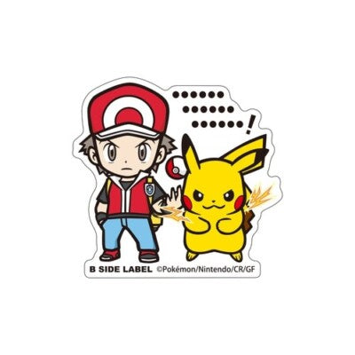 Sticker Red y Pikachu