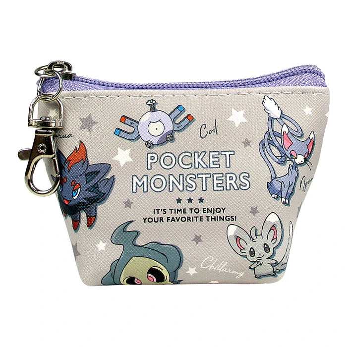 Mini Estuche Gris Pocket Monsters