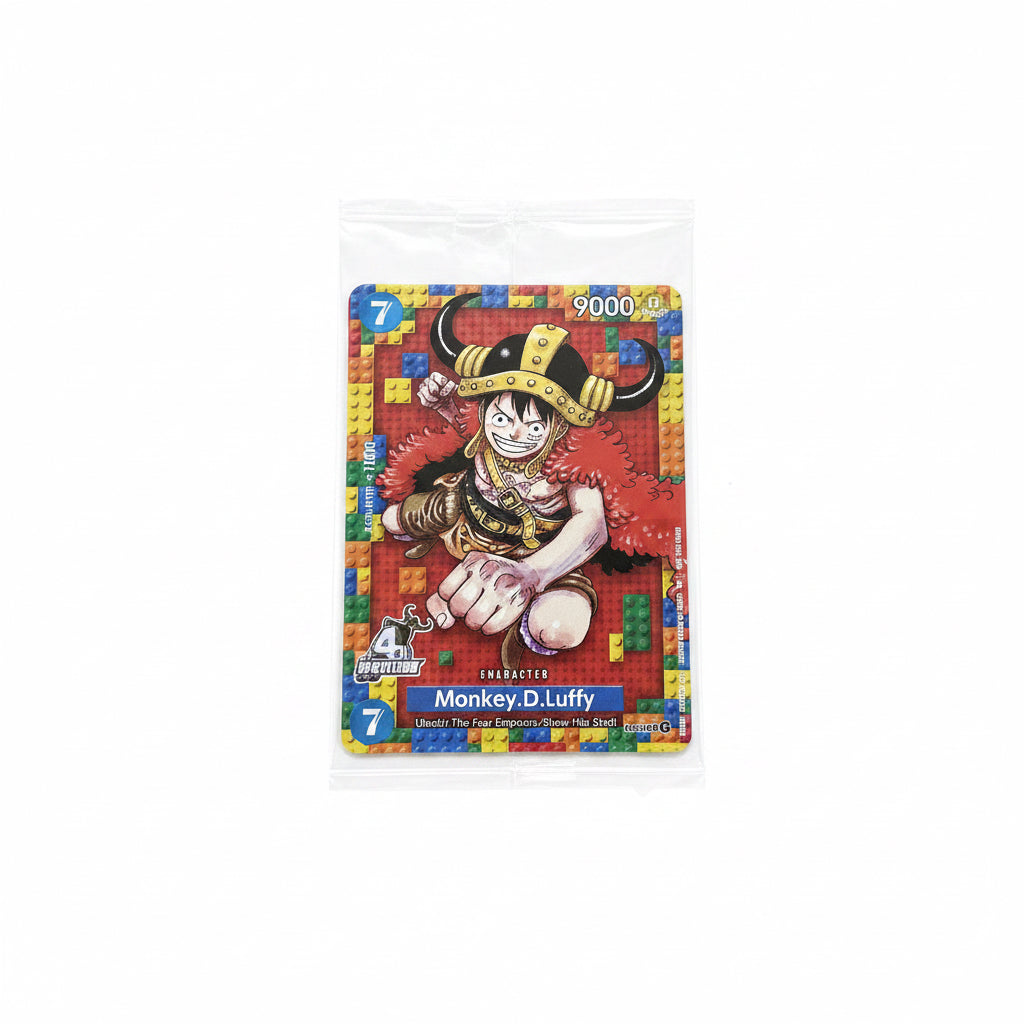 One Piece Carta Promo 4to aniversario Monkey. D. Luffy  Pack Release Event Kit [OP-17]