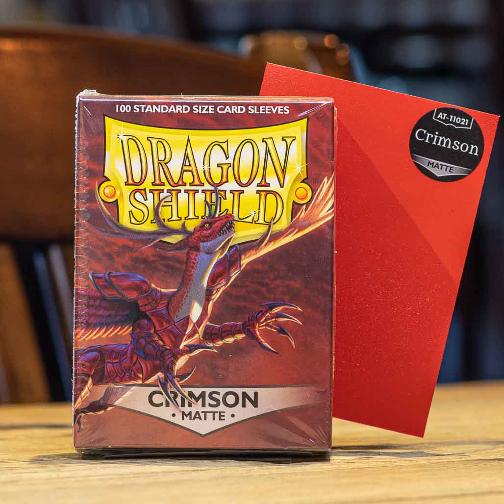 Dragon Shield Sleeves: Standard- Matte Crimson (100 ct.)