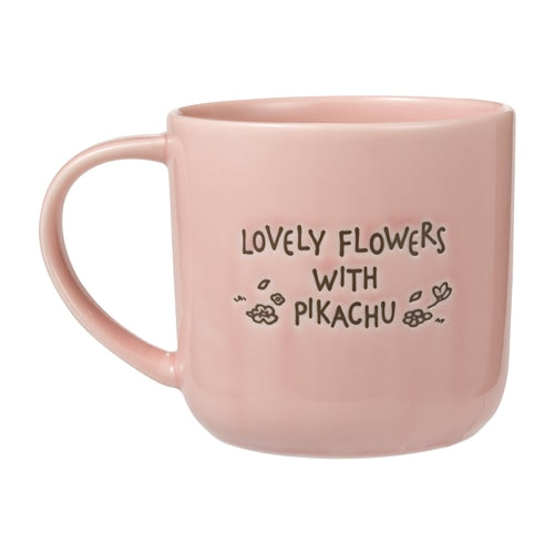 'Taza LOVELY FLOWERS WITH PIKACHU Rosa'