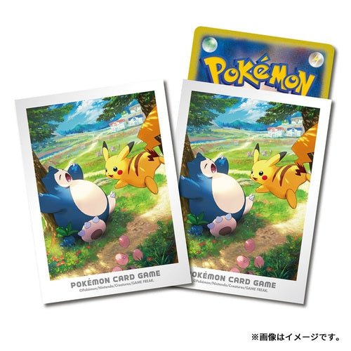 'Pokemon Juego de Cartas: Protector de Baraja Aventuras en Kanto Pikachu & Snorlax'