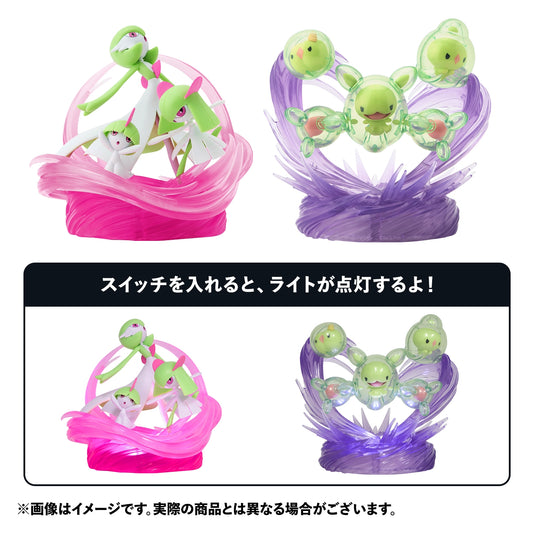 Figura Iluminada PSYCHO CYBER: Ralts, Kirlia, Gardevoir - Figura y Modelo a Escala