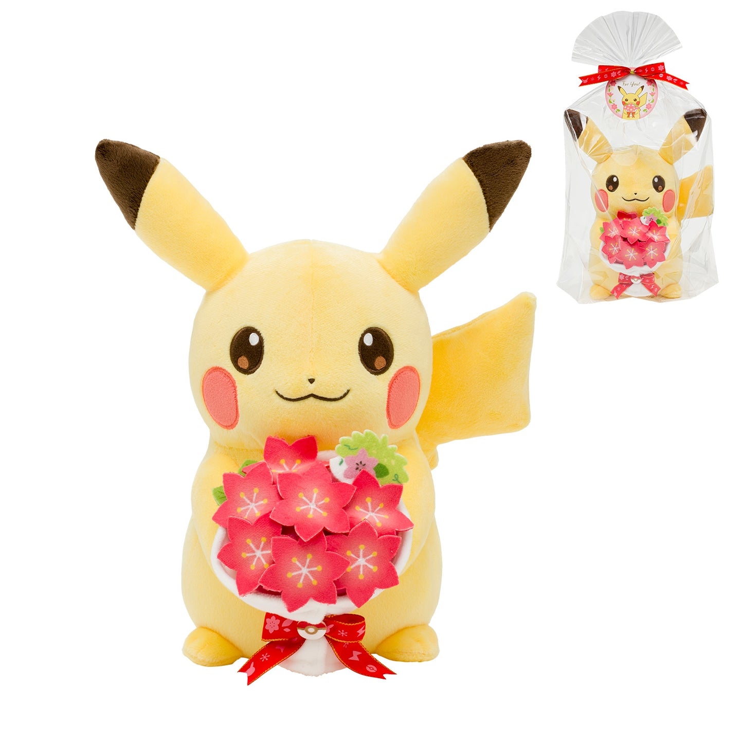 ¡Peluche para ti! Ramo de Pikachu y Shaymin
Peluche tamaño grande