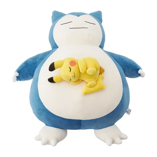 'Peluche Suave Pokémon Sleep Buenas Noches Snorlax & Pikachu'