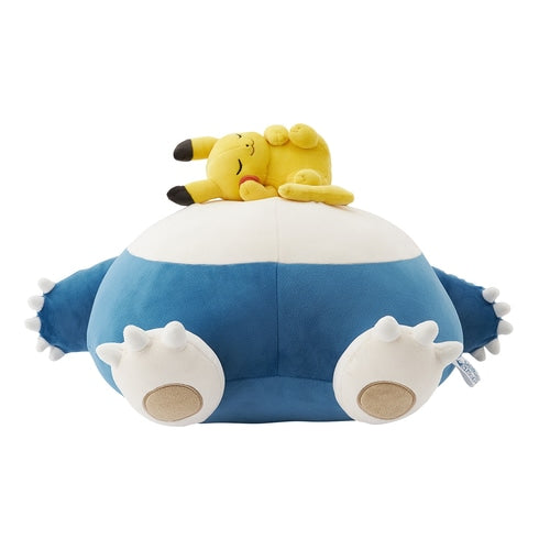 'Peluche Suave Pokémon Sleep Buenas Noches Snorlax & Pikachu'