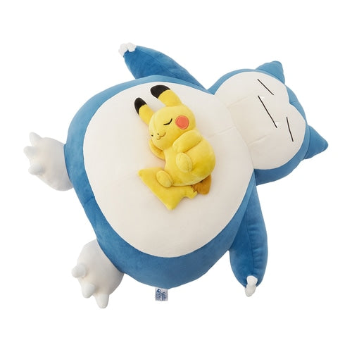 'Peluche Suave Pokémon Sleep Buenas Noches Snorlax & Pikachu'