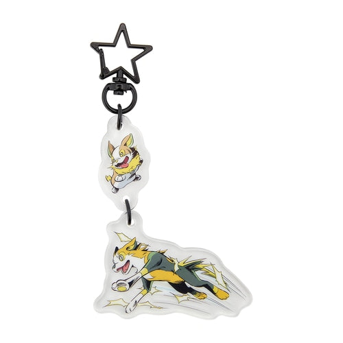 'Llavero de Acrílico Doble SECRET of MIGHT Yamper & Arctozolt'