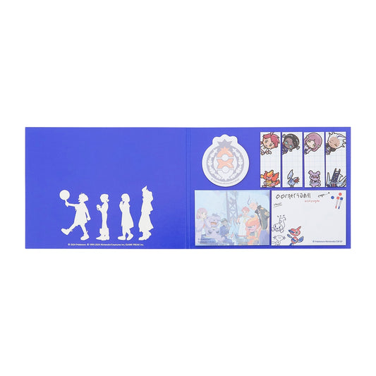 Conjunto de notas POKÉMON TRAINERS en la Academia Blueberry: cuaderno, bloc de notas y agenda.