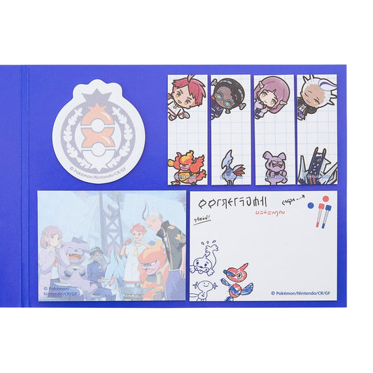 Conjunto de notas POKÉMON TRAINERS en la Academia Blueberry: cuaderno, bloc de notas y agenda.