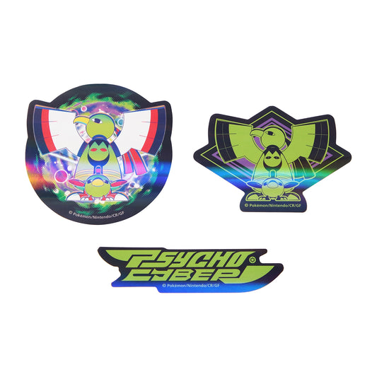 Conjunto de pegatinas PSYCHO CYBER de Natu y Xatu - Sello y sello