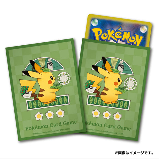Pokémon Trading Card Game Deck Shield Micas Cafe PikachuChatot Peripherals.