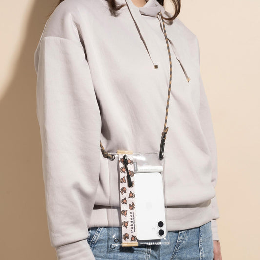 Bolso transparente DIVAID Eevee 
Accesorio para smartphones y celulares.