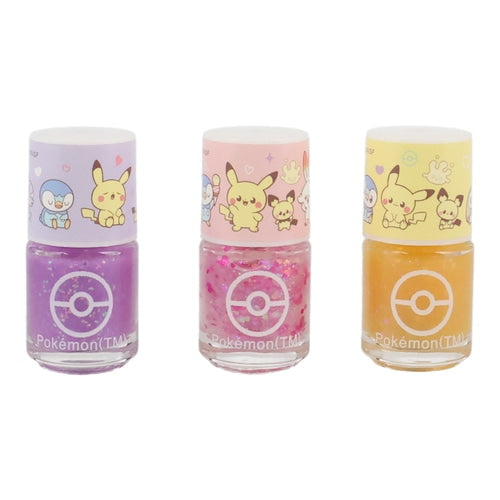 Set de 3 Esmaltes de Uñas Removibles <PokePiecePK>