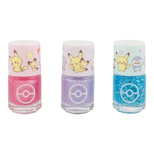 Set de 3 Esmaltes de Uñas Removibles <Pokepiece PL>