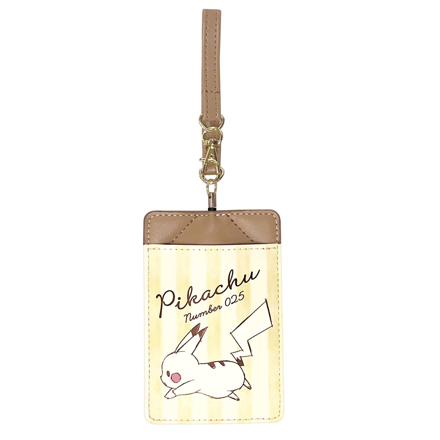 Estuche de pase de carrete 2 en 1 Pikachu number025 lleno de energía ¡Billetera y estuche para tarjetas!