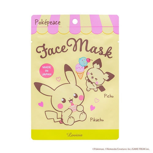 Mascarilla Facial PokéPiece Pikachu & Pichu