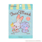 Mascarilla Facial de PokéPeace con Scorbunny y Espurr'