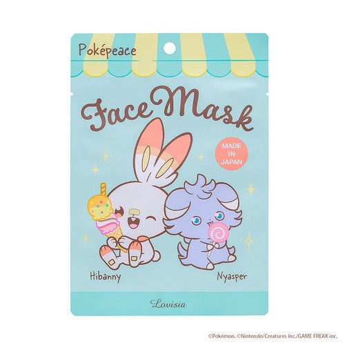 Mascarilla Facial de PokéPeace con Scorbunny y Espurr'