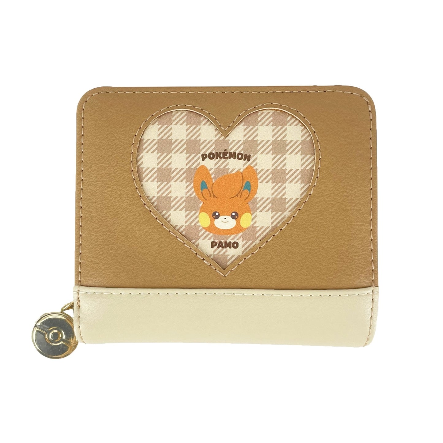 Cartera Redondo Corazón Pamo- Billetera y Estuche de Tarjetas.