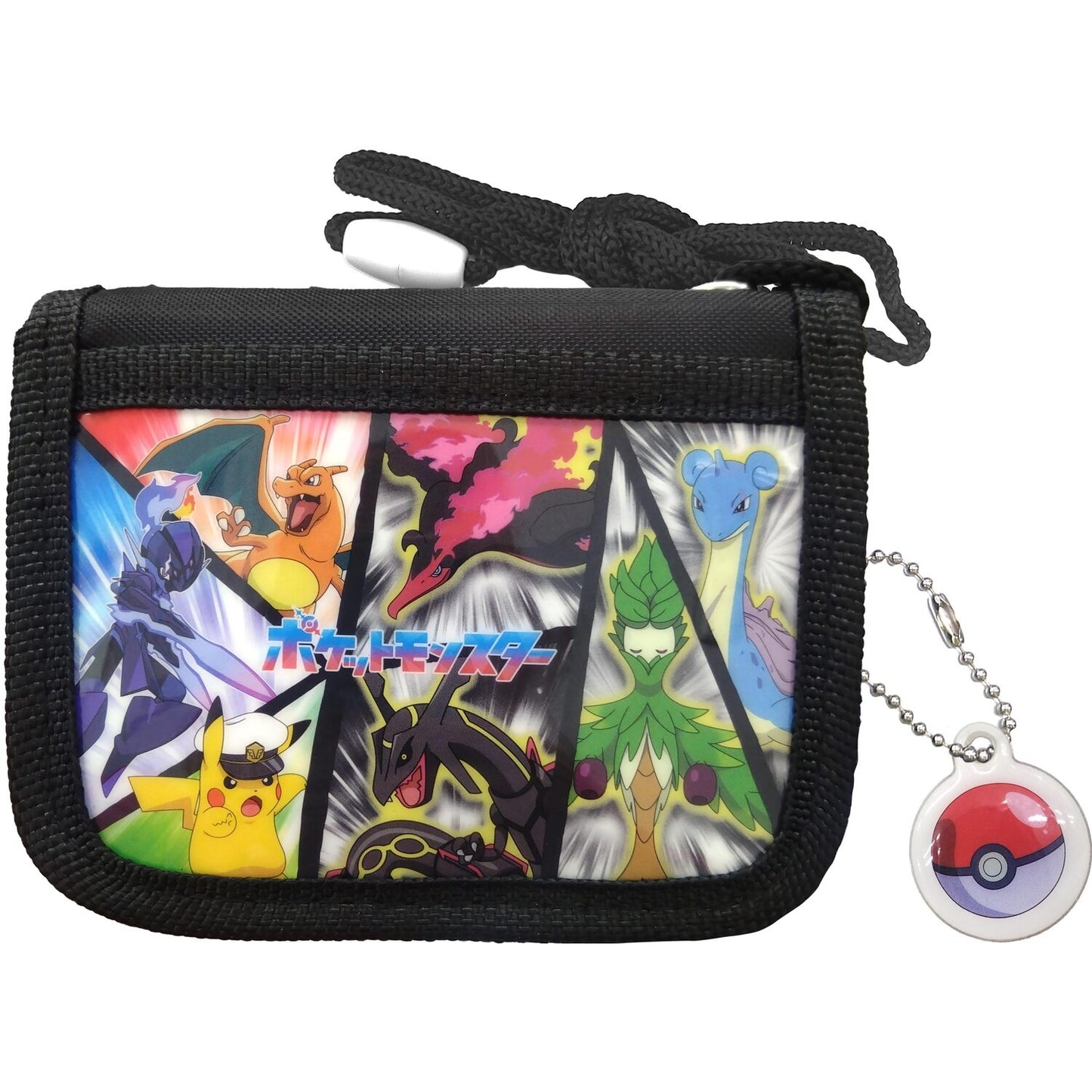 RF Wallet Black Pikachu Charizard Gengar
