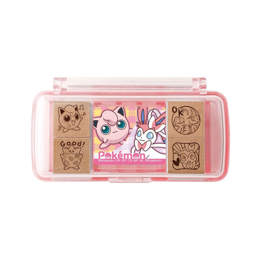 Mini sello Pokémon tipo hada - Mini Stamp Fairy Type Pokémon Seal & Stamp