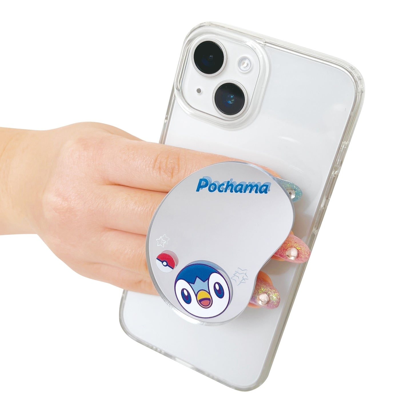 Soporte para teléfono con espejo Piplup - Accesorio para teléfono móvil
