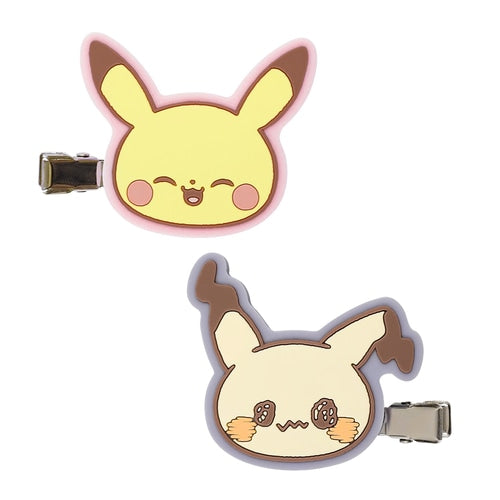 'Pinza de Cabello de Goma Pikachu & Mimikyu Piezas Pokémon'