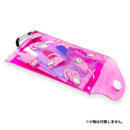 Estuche transparente multiusos con diseño de Slowpoke y bolsa tipo pouch