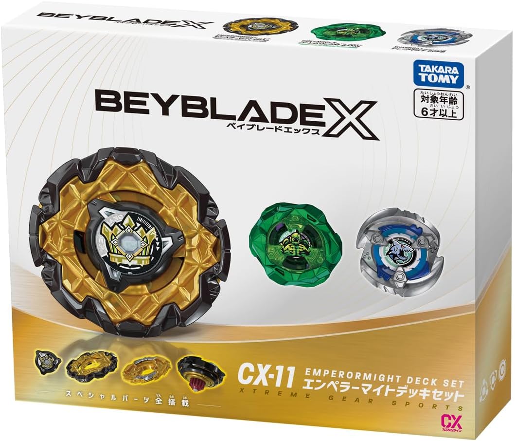 Beyblade X CX-11 EMPERORMIGHT DECK SET