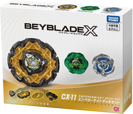 Beyblade X CX-11 EMPERORMIGHT DECK SET