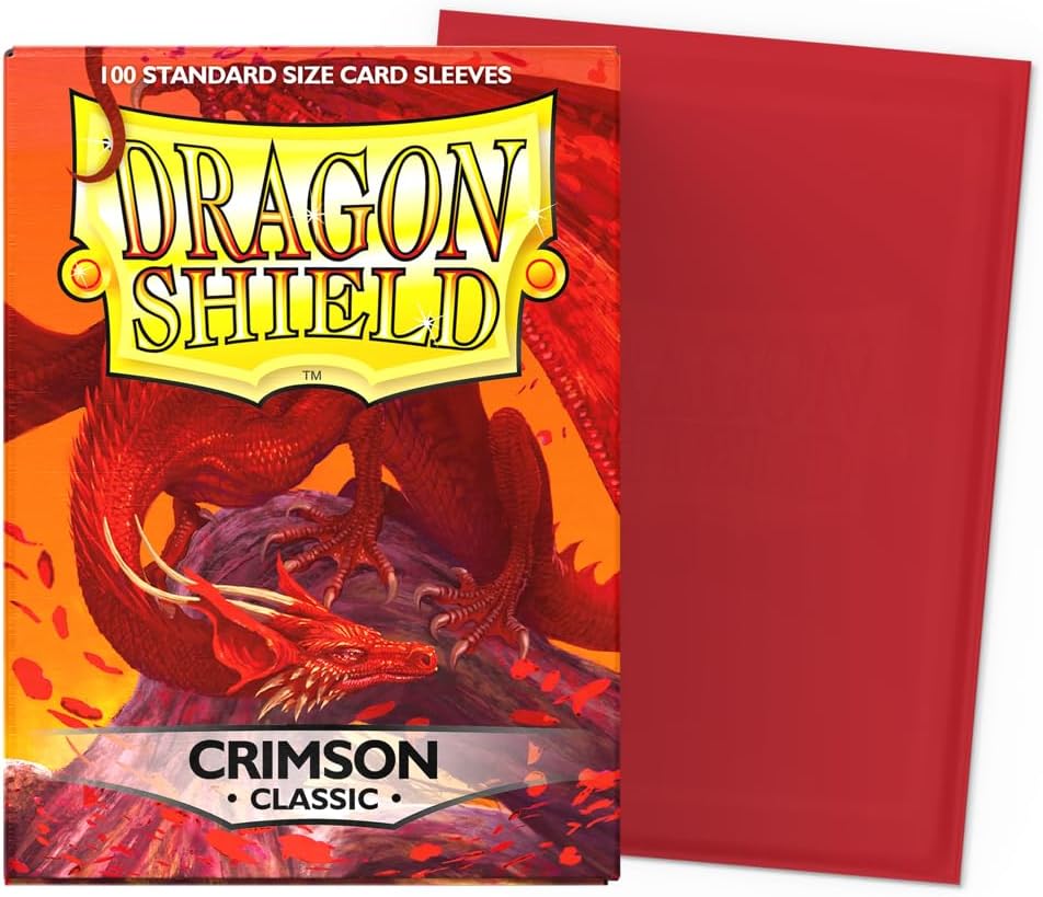 Dragon Shield Sleeves: Standard- Classic Crimson (100 ct.)