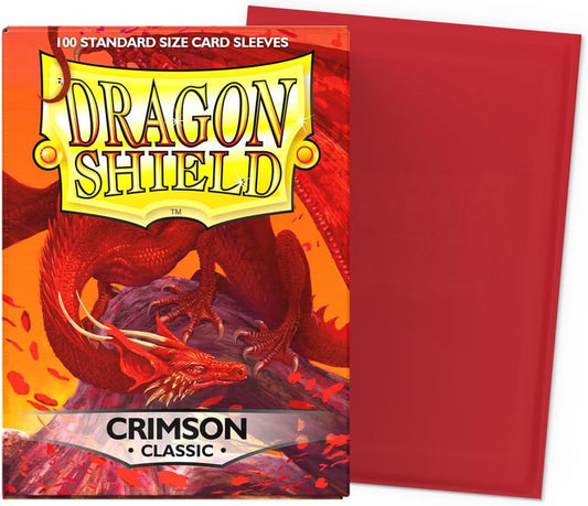 Dragon Shield Sleeves: Standard- Classic Crimson (100 ct.)