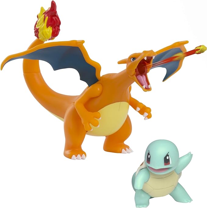 Charizard y Squirtle