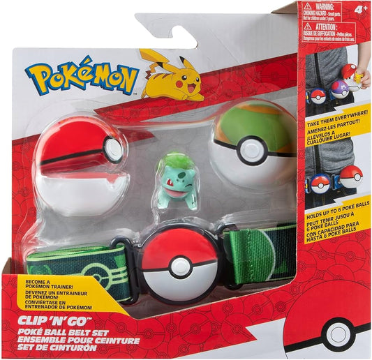 Bulbasaur Juego de Cinturones Clip N Go Wave 5 con ultraball