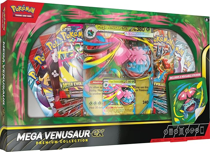 Mega Venusaur Ex Premium Collection Box