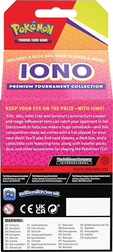 Pokémon TCG: Iono Premium Tournament Collection ( español)