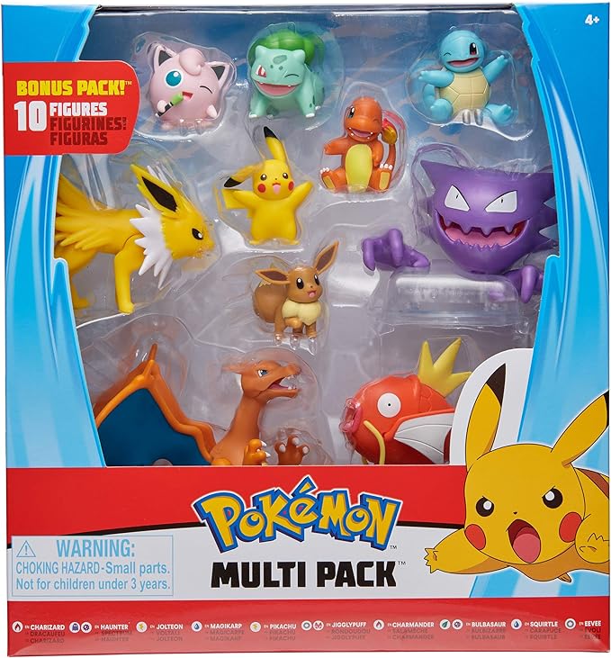 Multiple Pack de Figuras Pokemon de combate 151