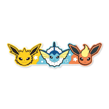 Cord Clip Jolteon, flareon & Vaporeon