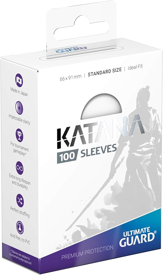 Ultimate Guard Katana Sleeves Standar Size 100 Blanco